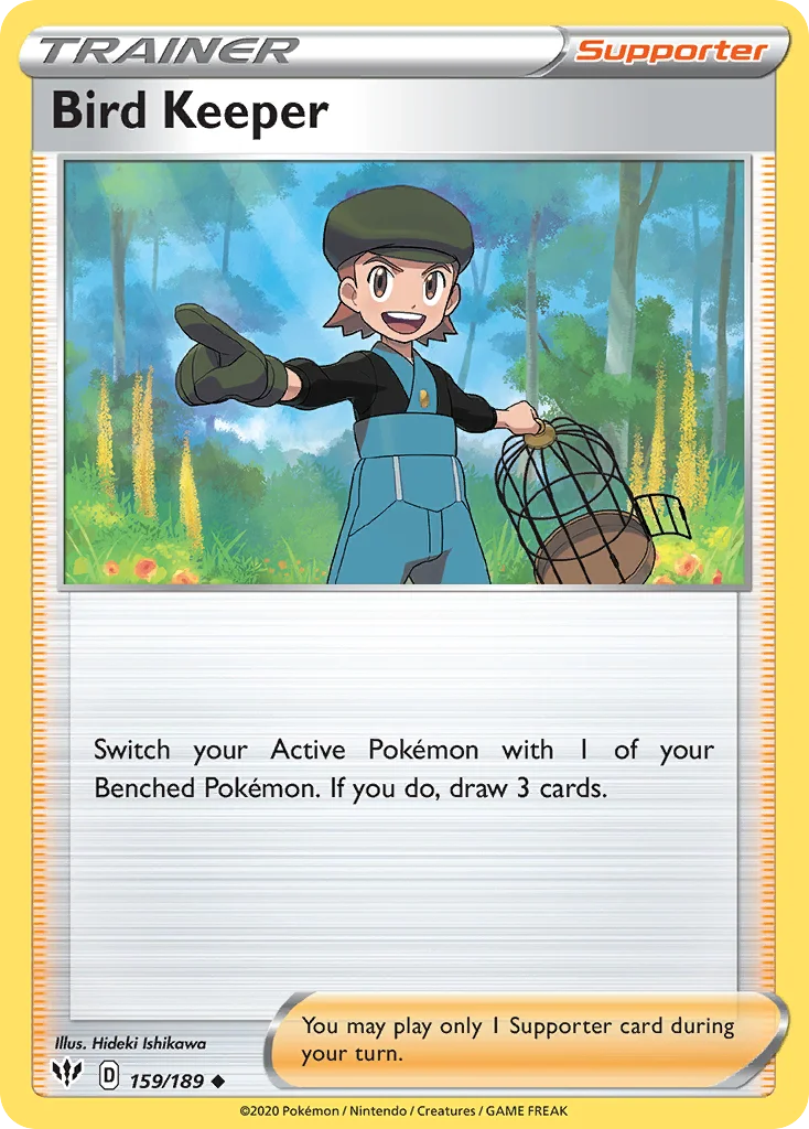 Bird Keeper 159/189 Uncommon