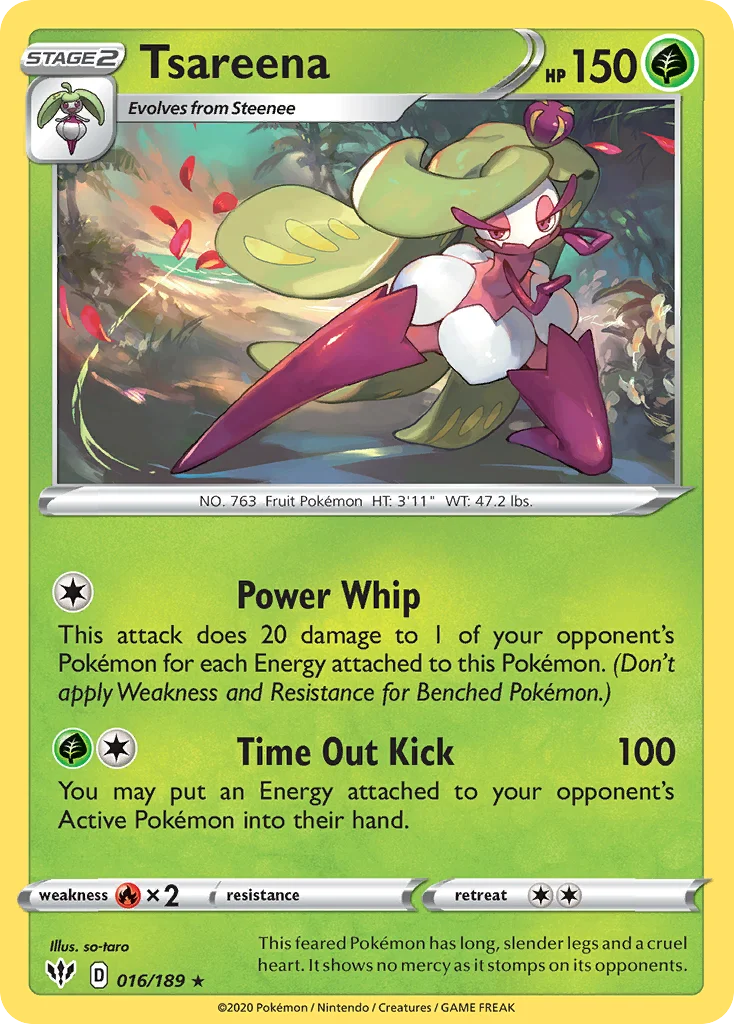 swsh3-16 Tsareena 016/189 Rare