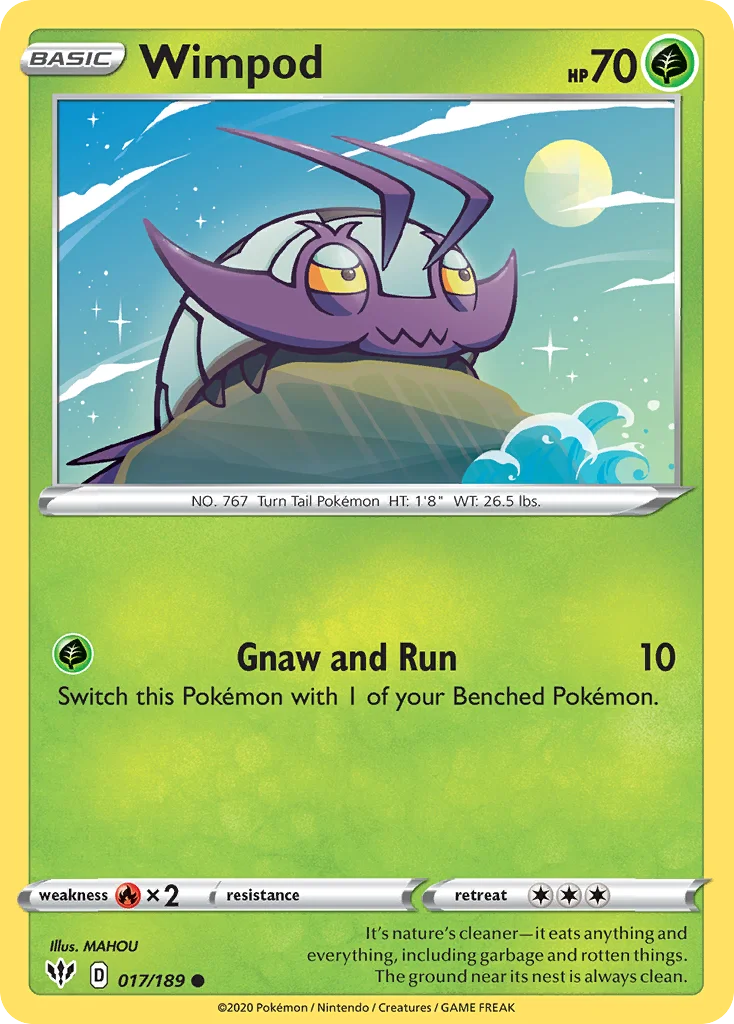 swsh3-17 Wimpod 017/189 Common