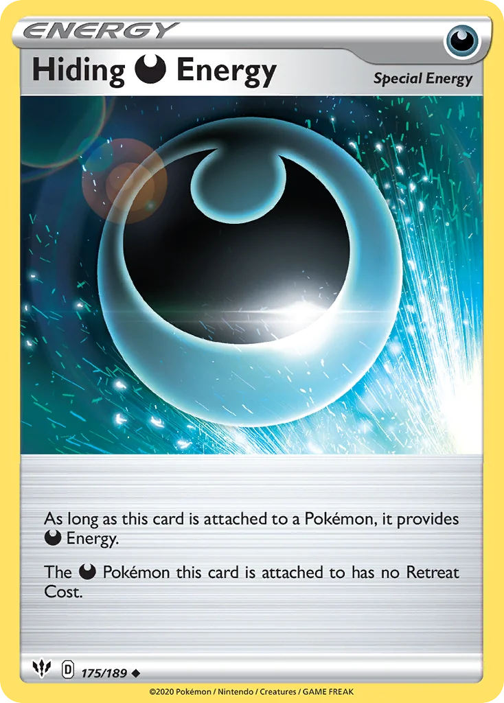 Hiding Darkness Energy 175/189 Uncommon