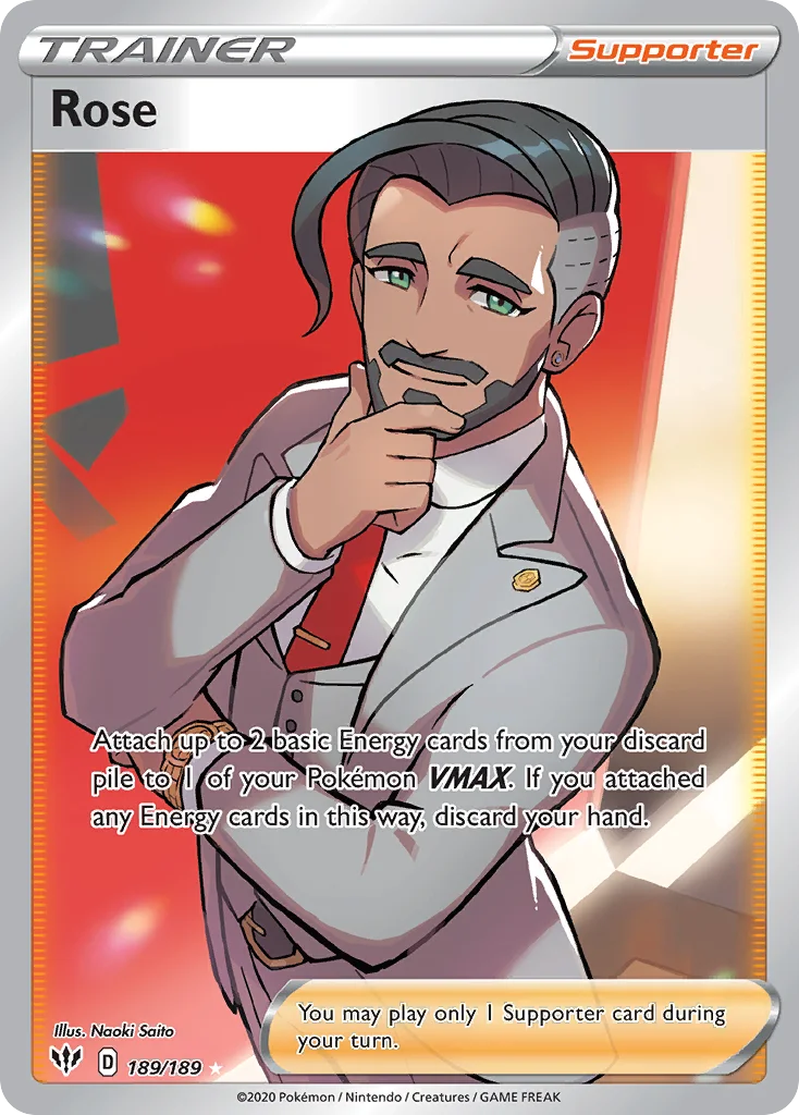 Rose 189/189 Rare ultra