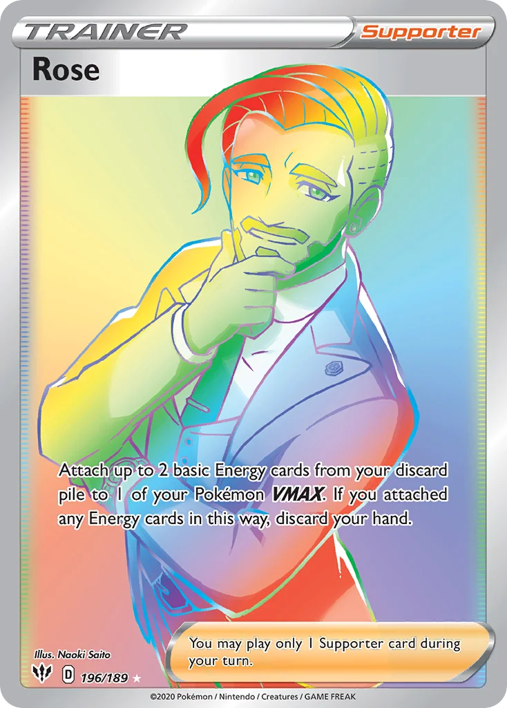 Rose 196/189 Rare rainbow
