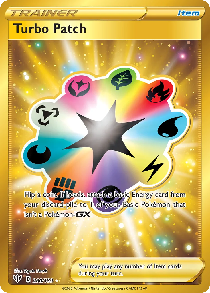 Turbo Patch 200/189 Rare secret