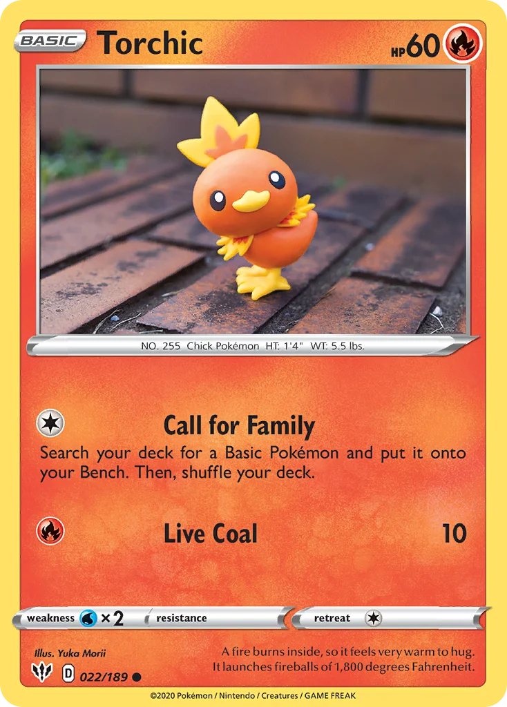 swsh3-22 Torchic 022/189 Common