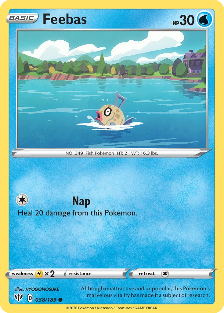 swsh3-38 Feebas 038/189 Common