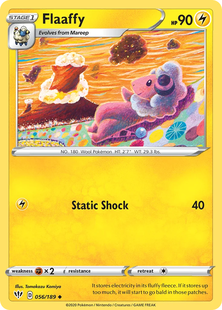 swsh3-56 Flaaffy 056/189 Uncommon