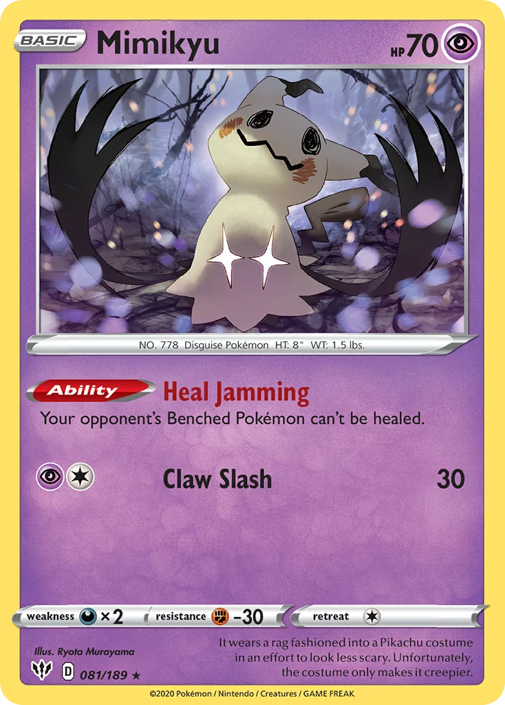 swsh3-81 Mimikyu 081/189 Rare
