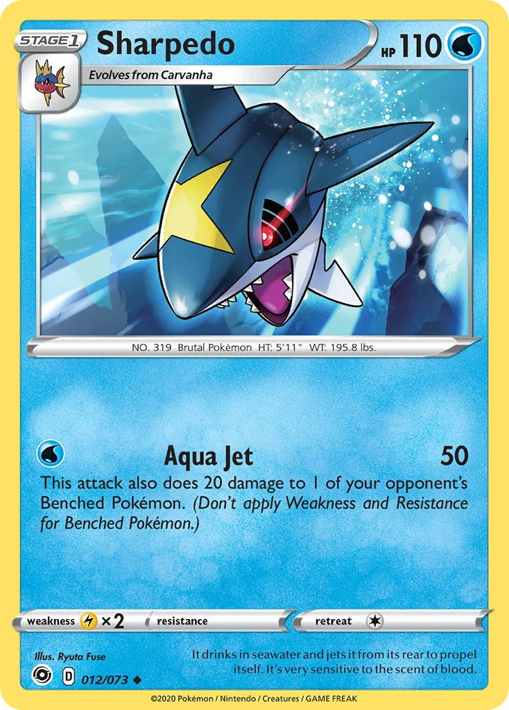 swsh35-12 Sharpedo 012/073 Uncommon