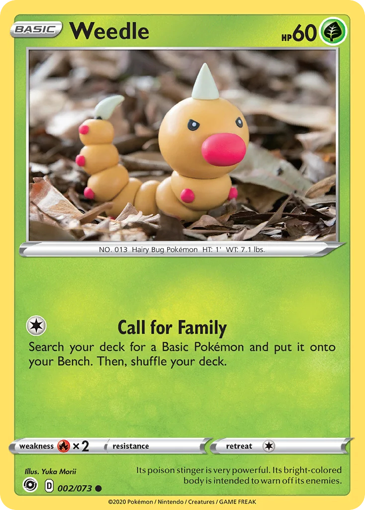swsh35-2 Weedle 002/073 Common