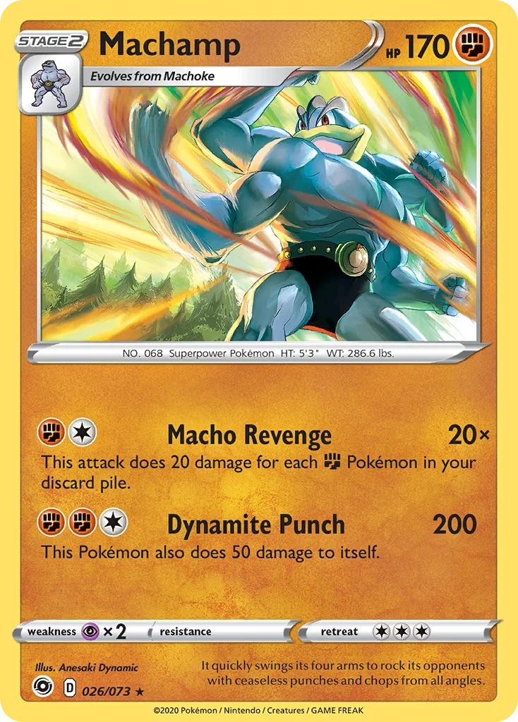 Machamp 026/073 Rare holo