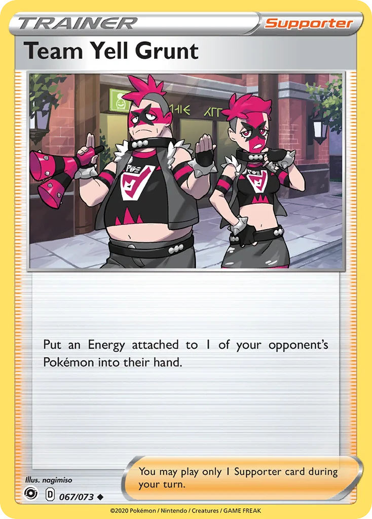 swsh35-67 Team Yell Grunt 067/073 Uncommon