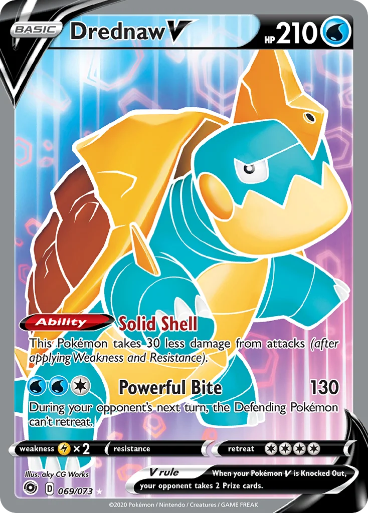 swsh35-69 Drednaw V 069/073 Rare ultra