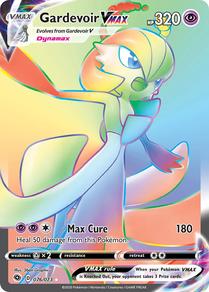 Gardevoir VMAX 076/073 Rare rainbow