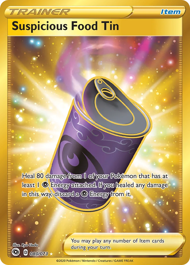 Suspicious Food Tin 080/073 Rare secret