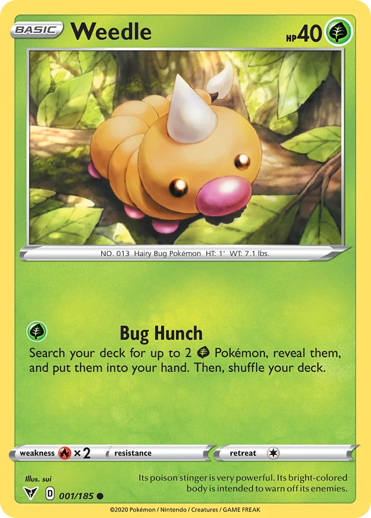 Weedle 001/185 Common