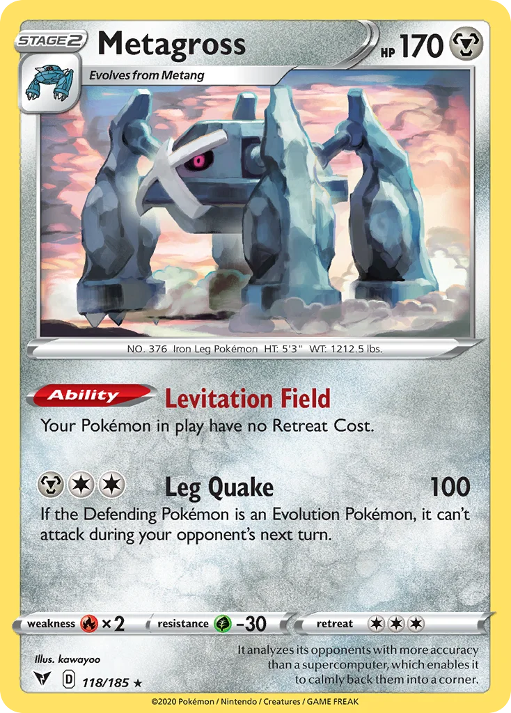 Metagross 118/185 Rare