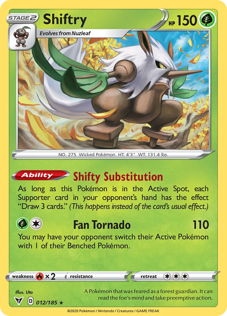 Shiftry 012/185 Rare