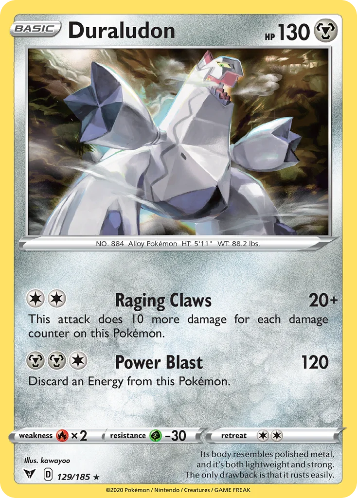 Duraludon 129/185 Rare holo
