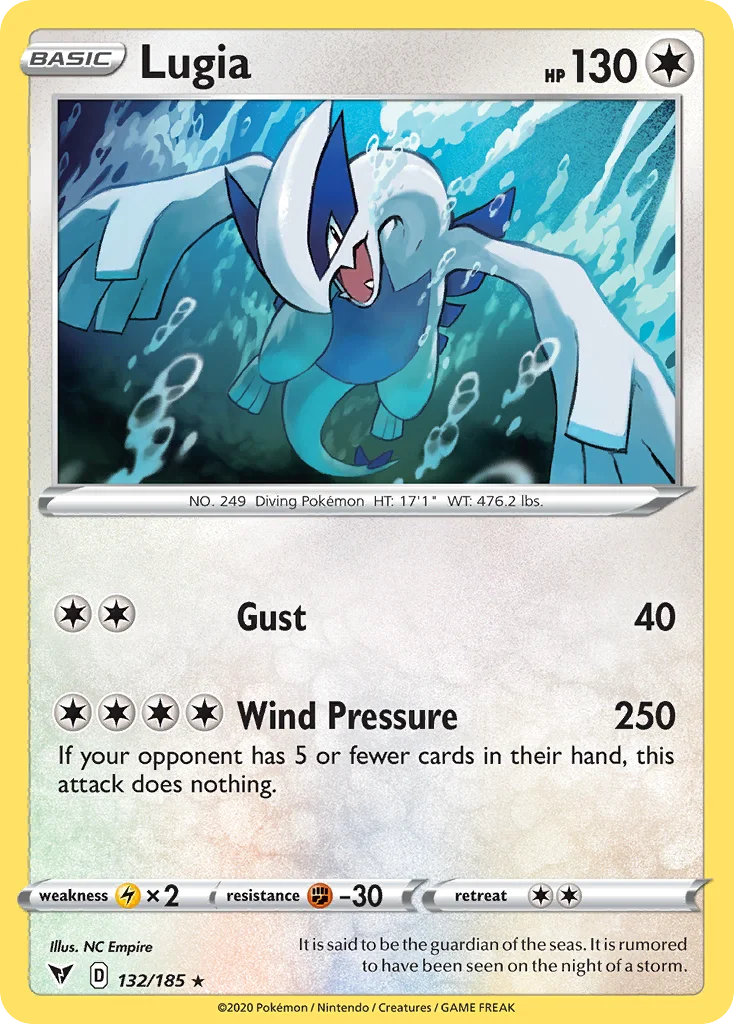 Lugia 132/185 Rare holo