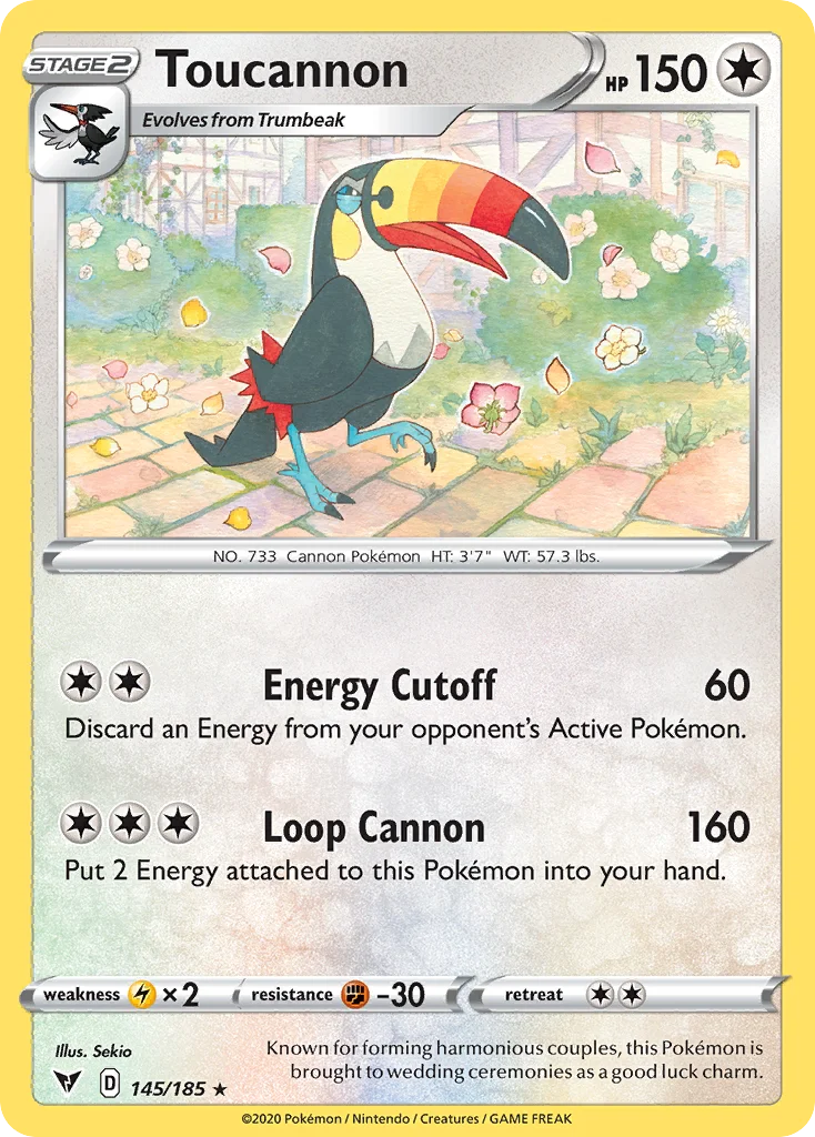 Toucannon 145/185 Rare