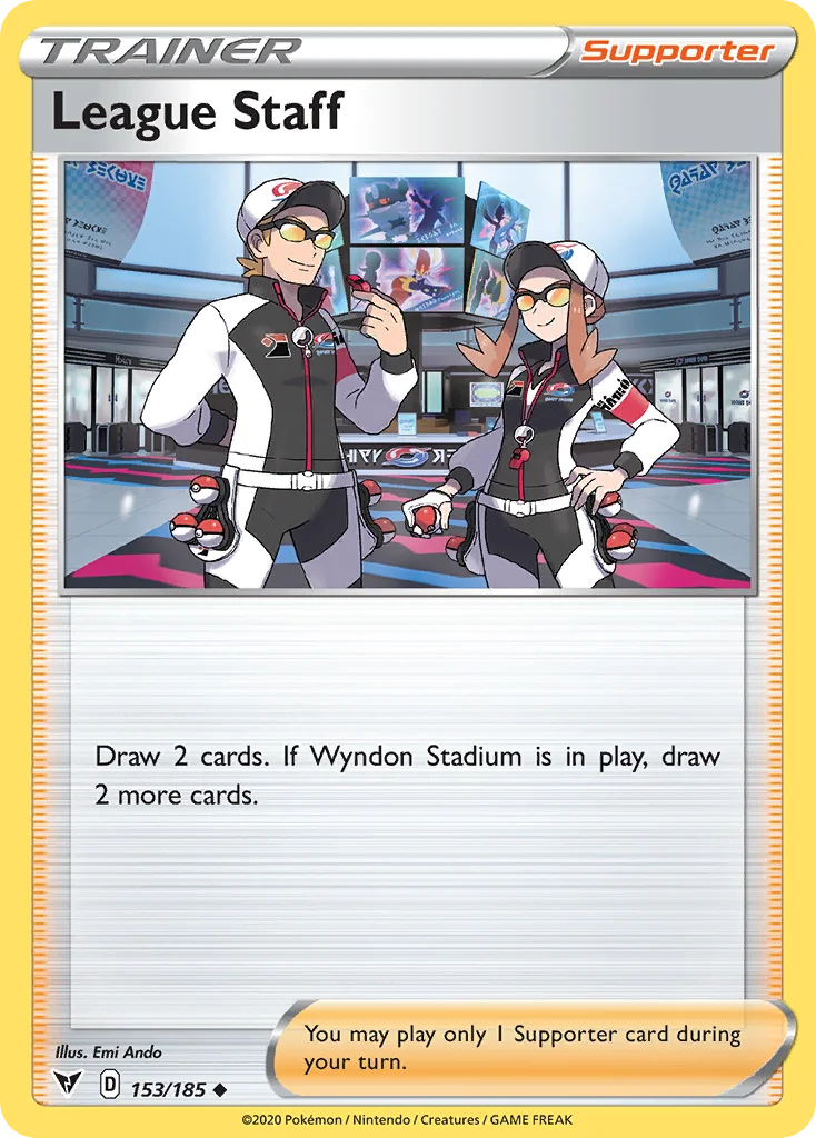 League Staff 153/185 Uncommon