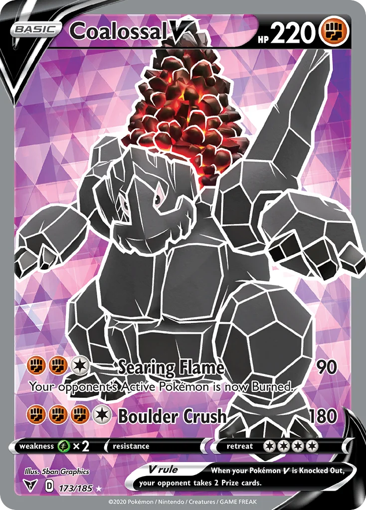 Coalossal V 173/185 Rare ultra