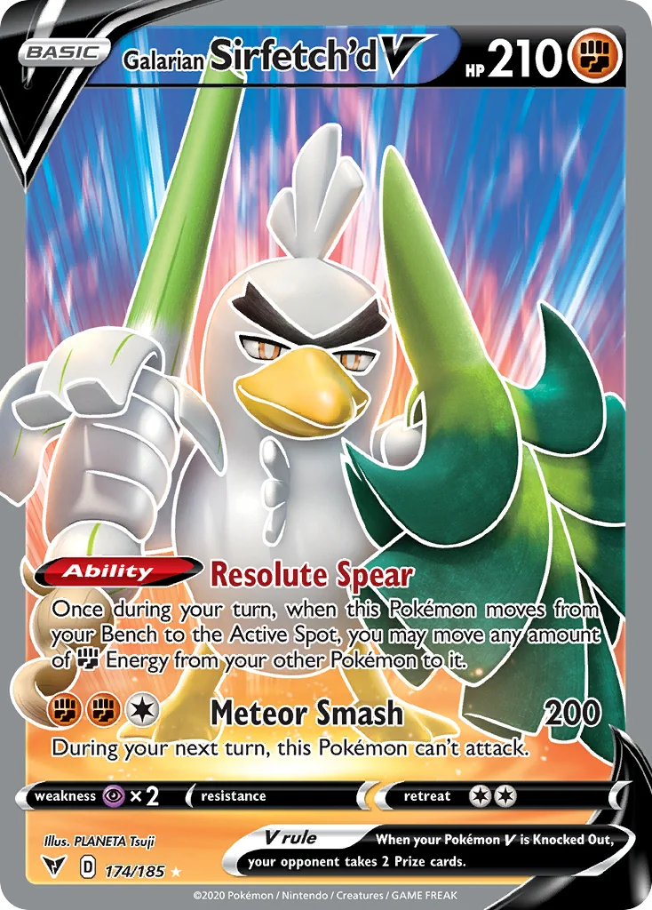 Galarian Sirfetch'd V 174/185 Rare ultra