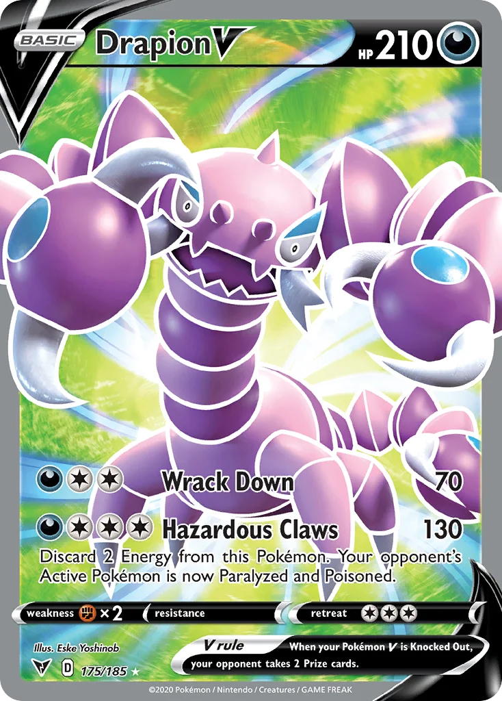 Drapion V 175/185 Rare ultra