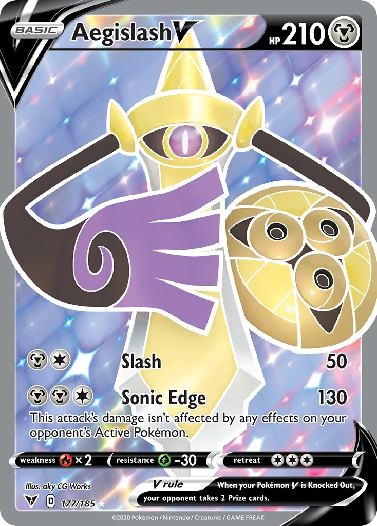 Aegislash V 177/185 Rare ultra