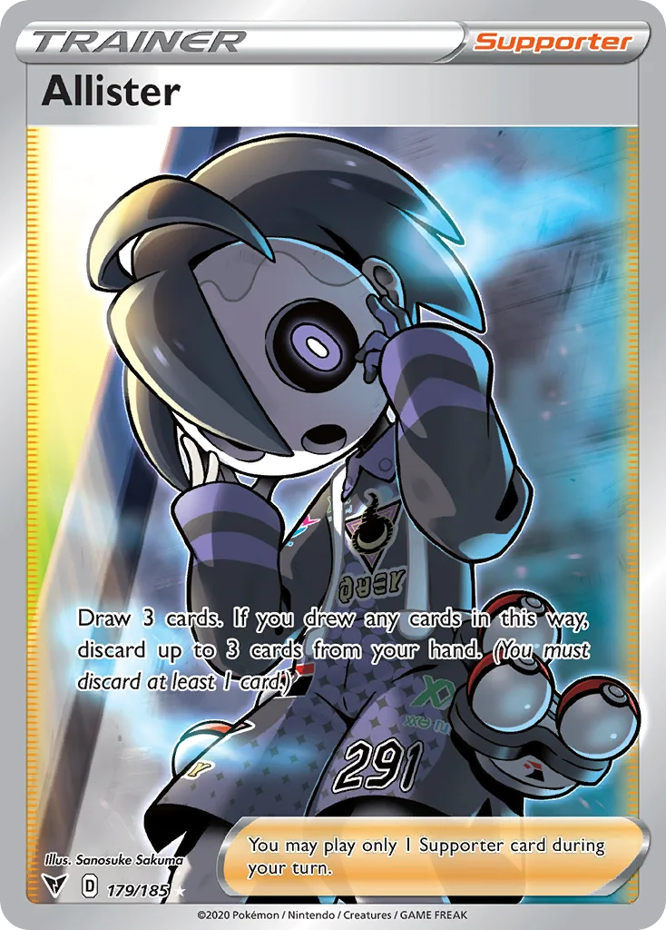 Allister 179/185 Rare ultra