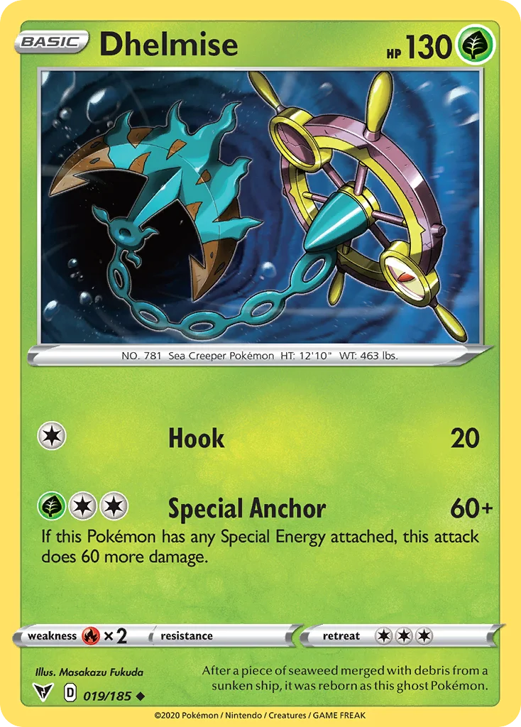 Dhelmise 019/185 Uncommon