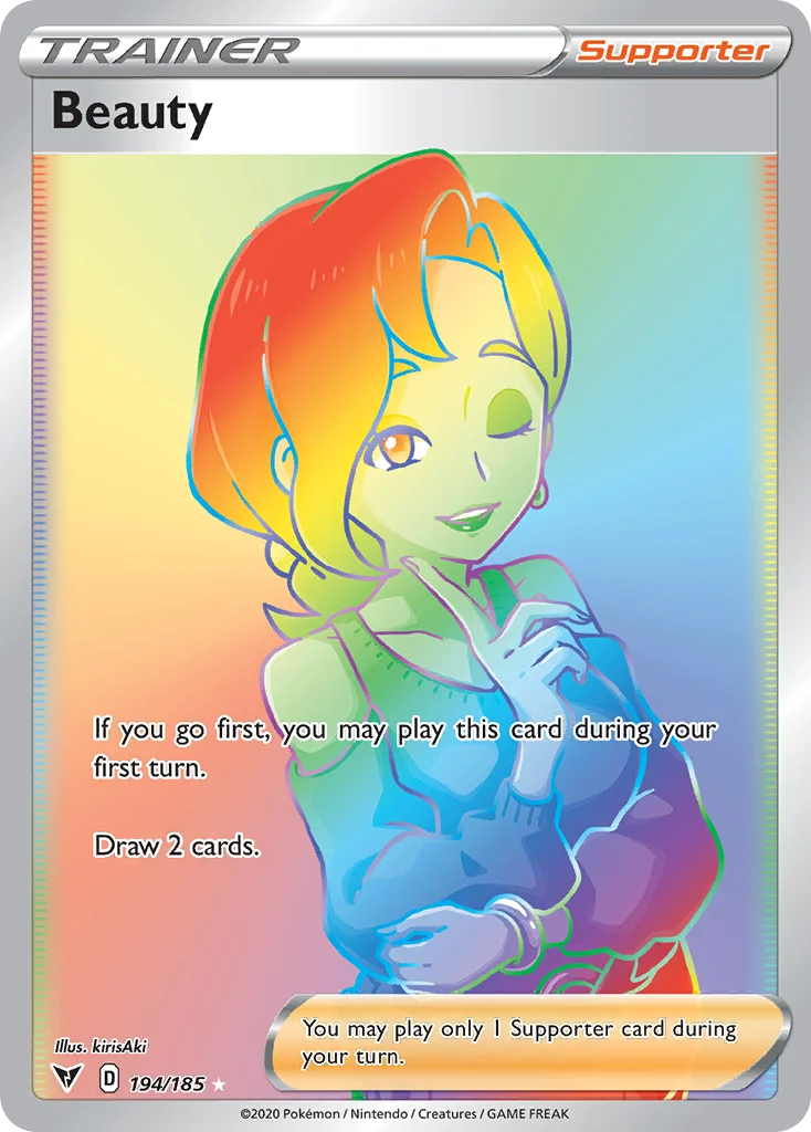 Beauty 194/185 Rare rainbow