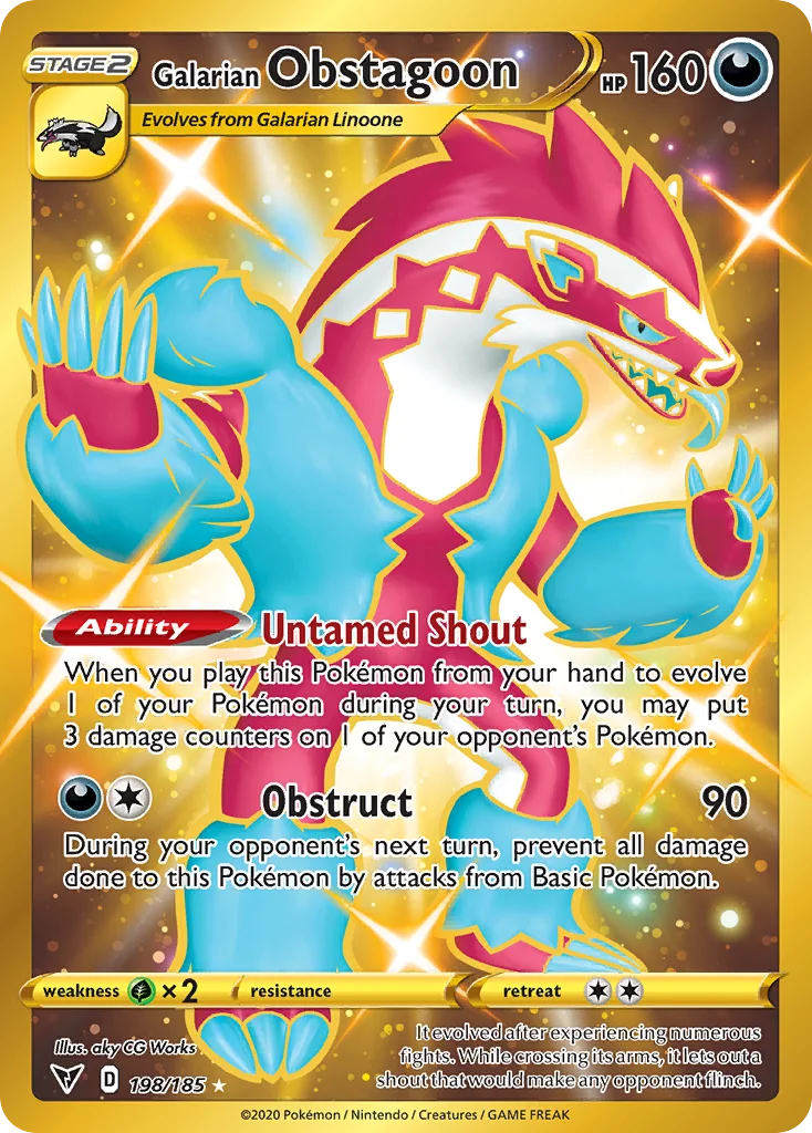 Galarian Obstagoon 198/185 Rare secret
