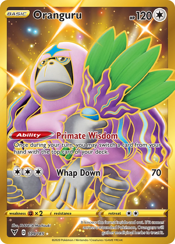 Oranguru 199/185 Rare secret