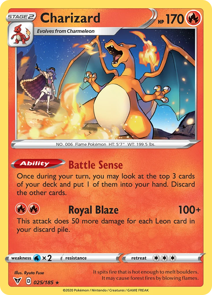 Charizard 025/185 Rare