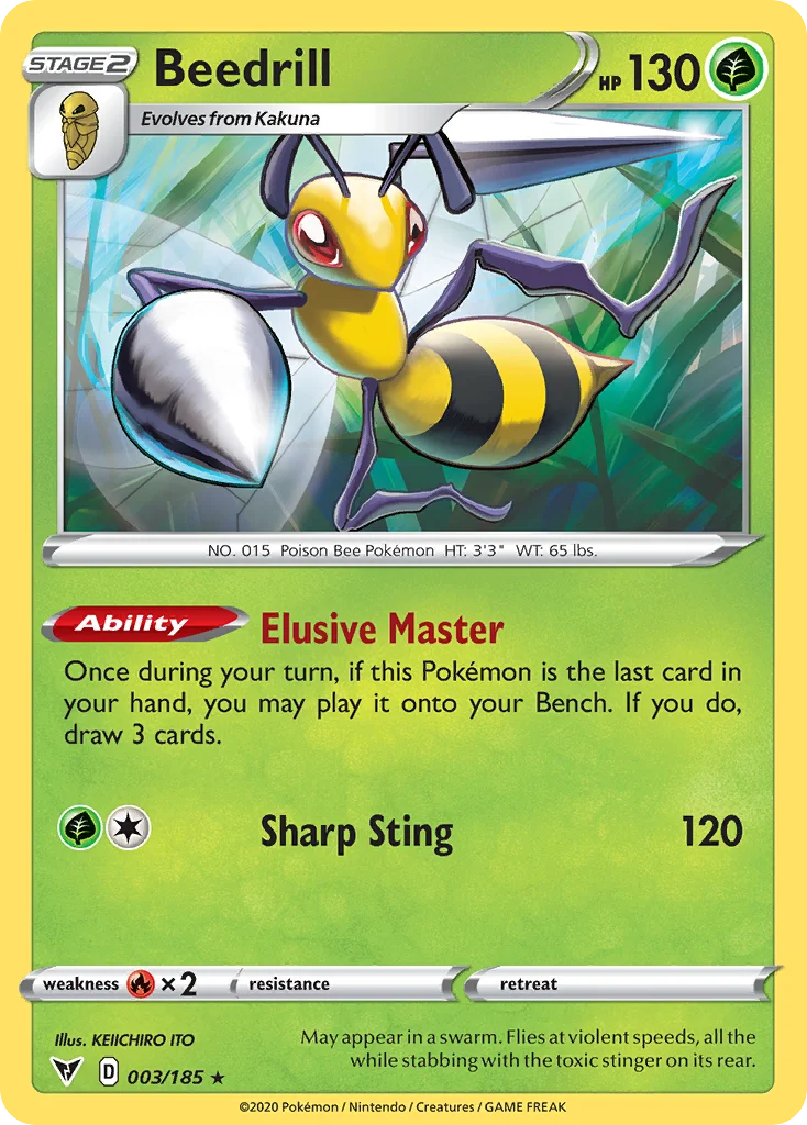 Beedrill 003/185 Rare