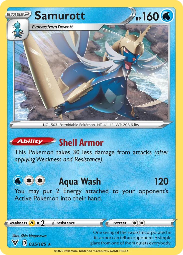 Samurott 035/185 Rare