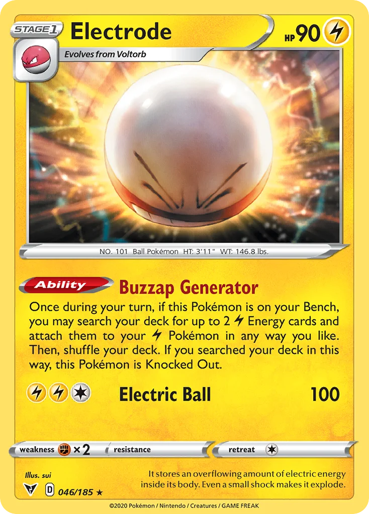 swsh4-46 Electrode 046/185 Rare holo