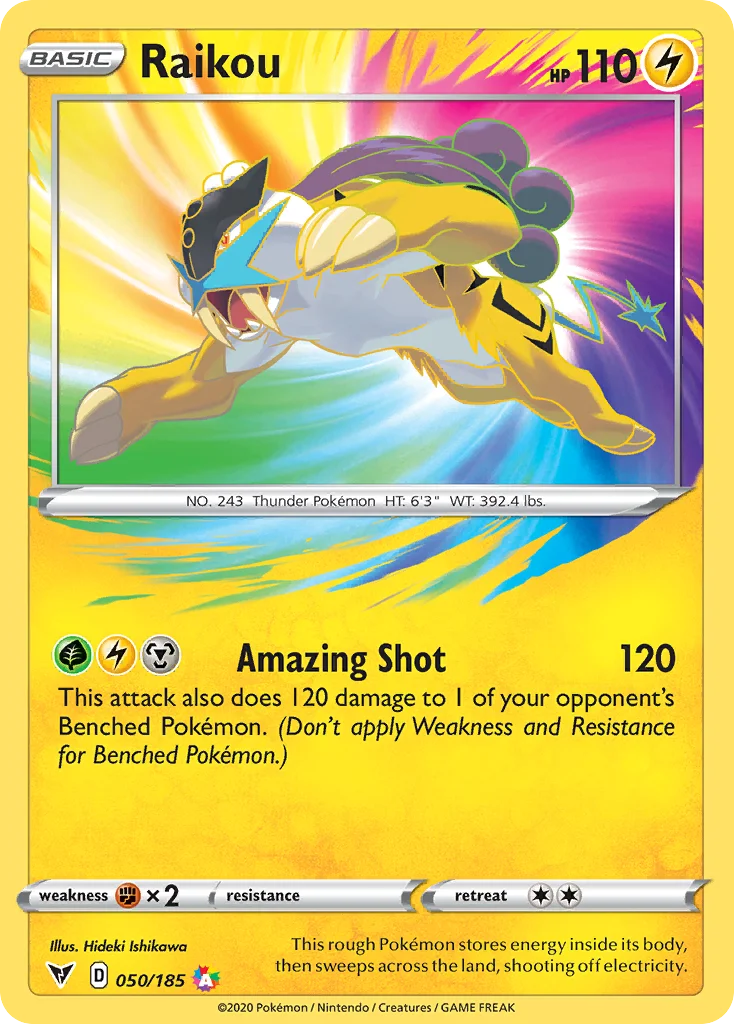 Raikou 050/185 Amazing rare