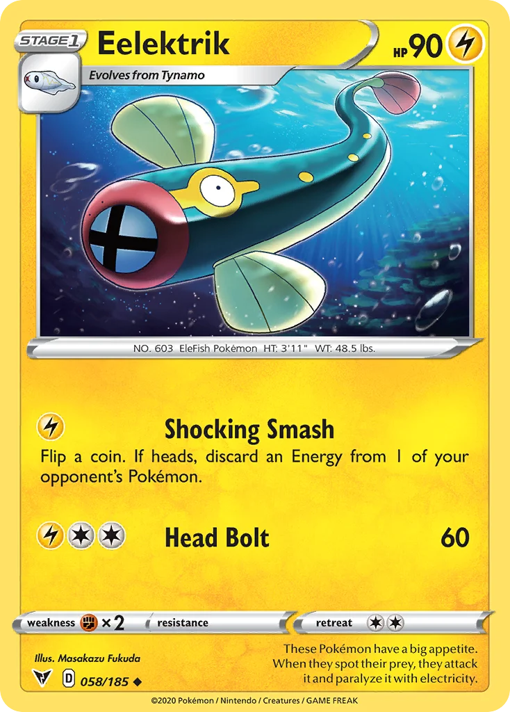 swsh4-58 Eelektrik 058/185 Uncommon