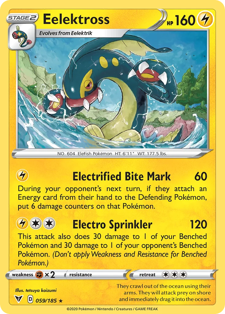 swsh4-59 Eelektross 059/185 Rare