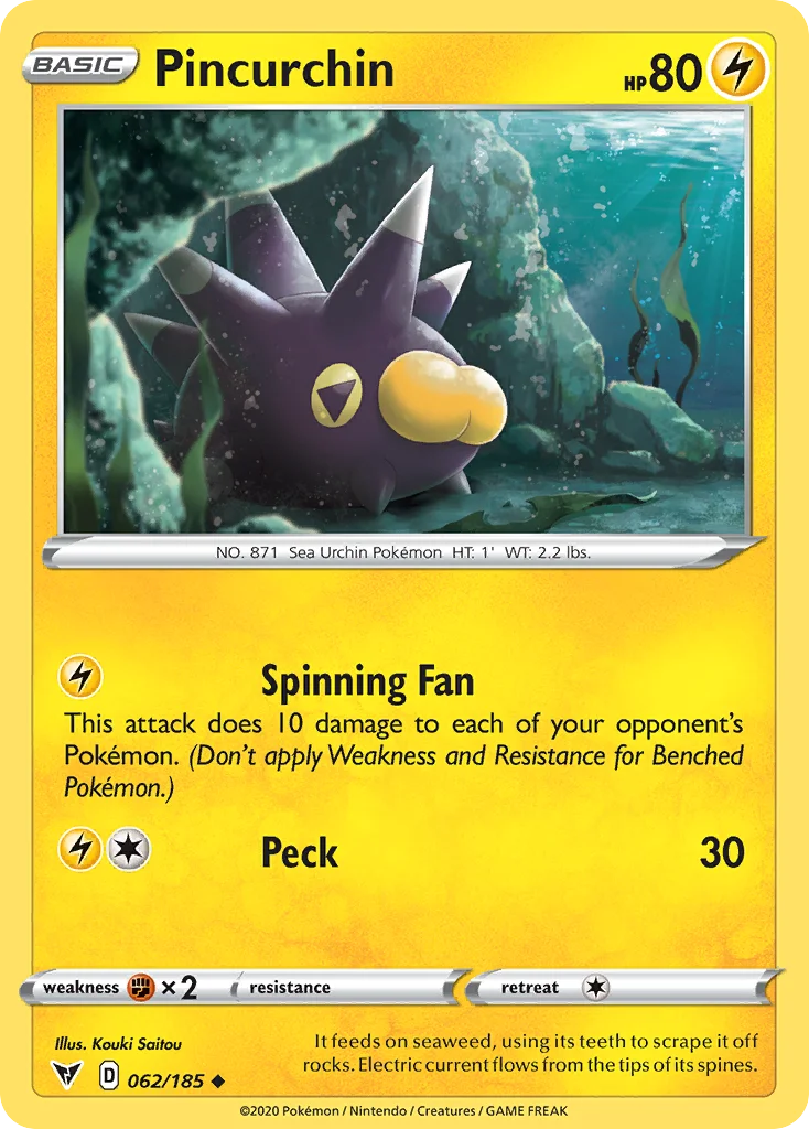 Pincurchin 062/185 Uncommon