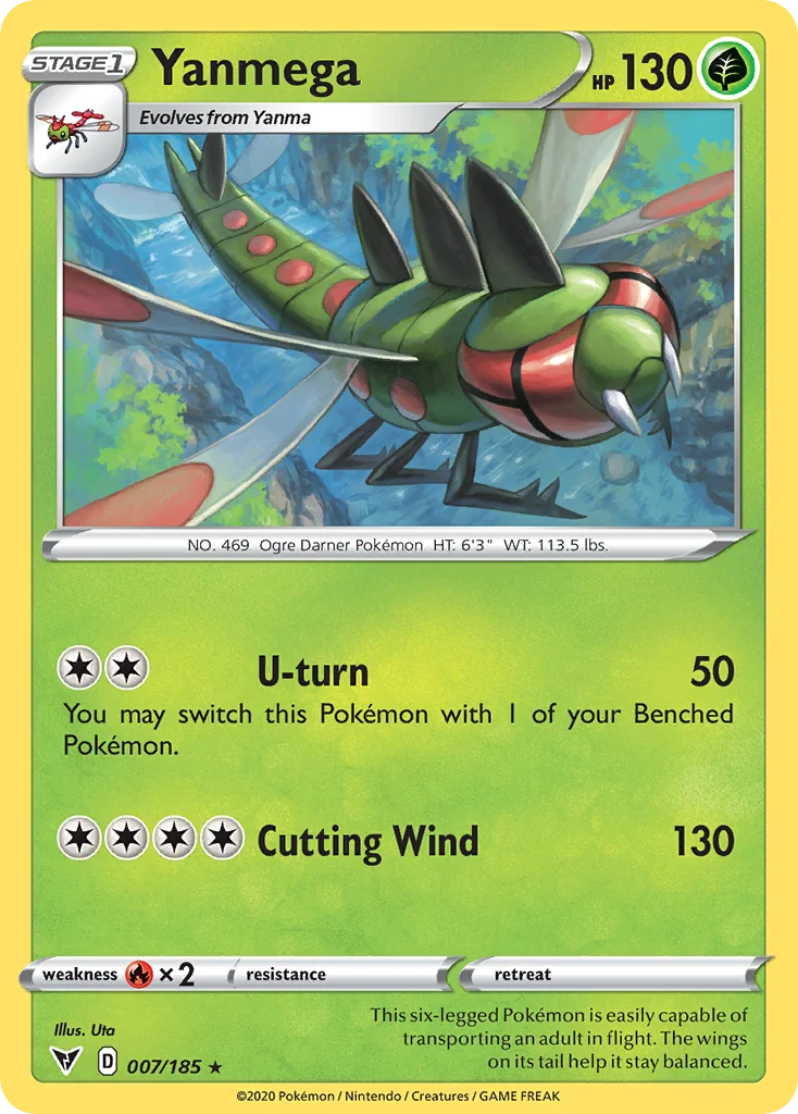Yanmega 007/185 Rare
