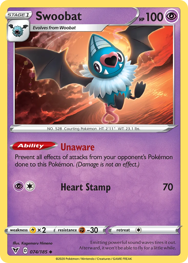 Swoobat 074/185 Uncommon