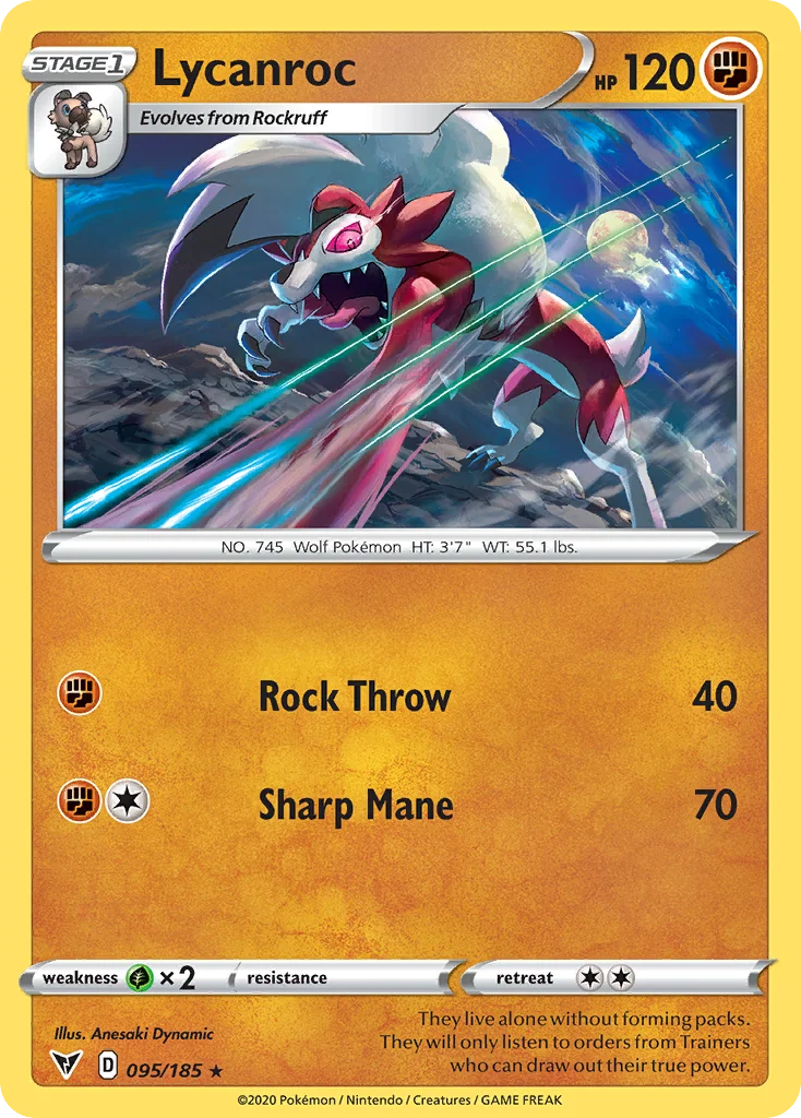 Lycanroc 095/185 Rare