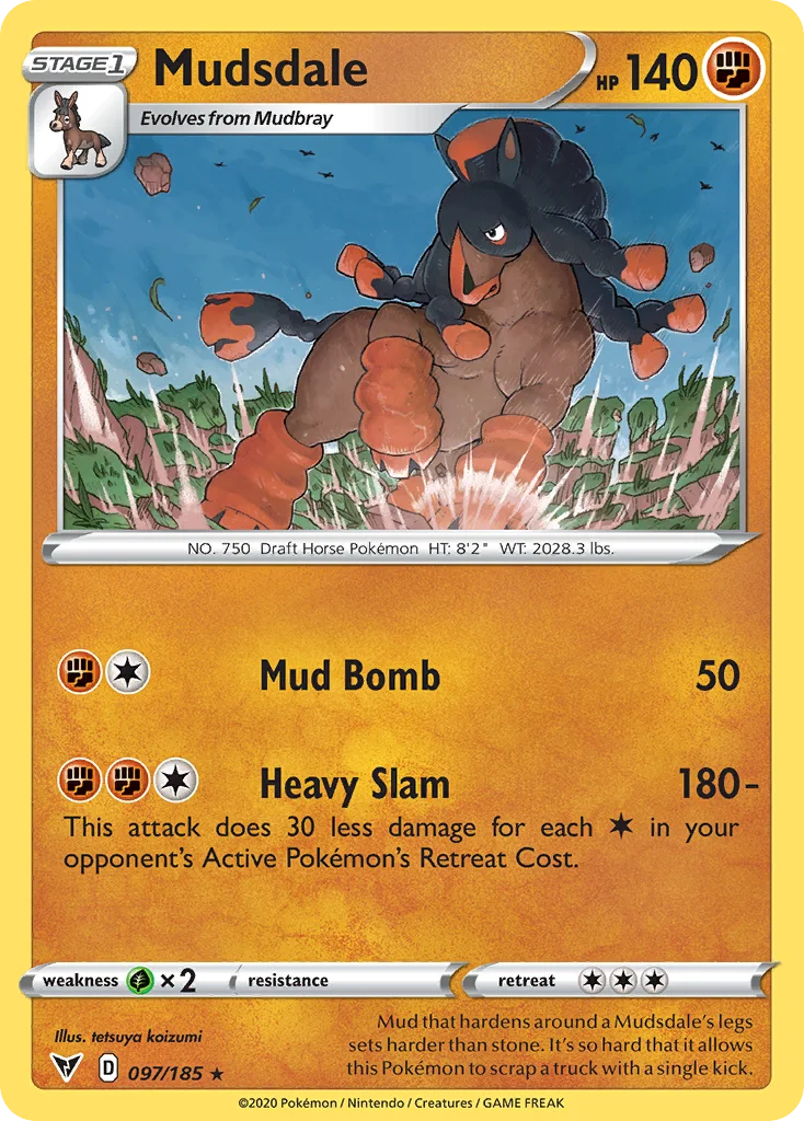 Mudsdale 097/185 Rare