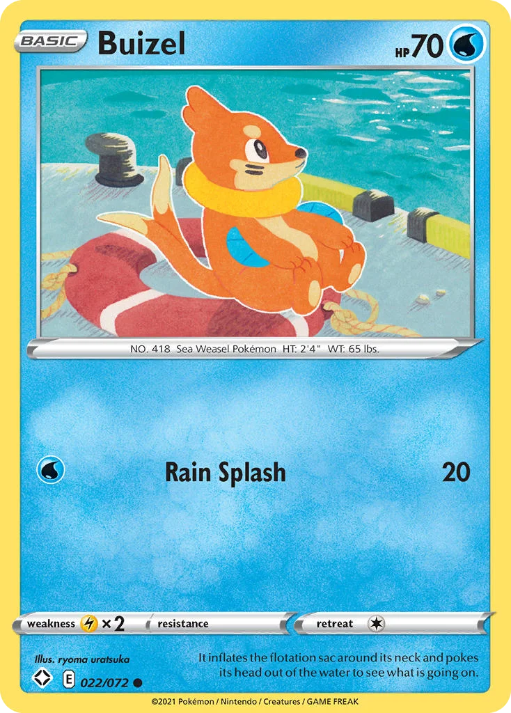 swsh45-22 Buizel 022/072 Common