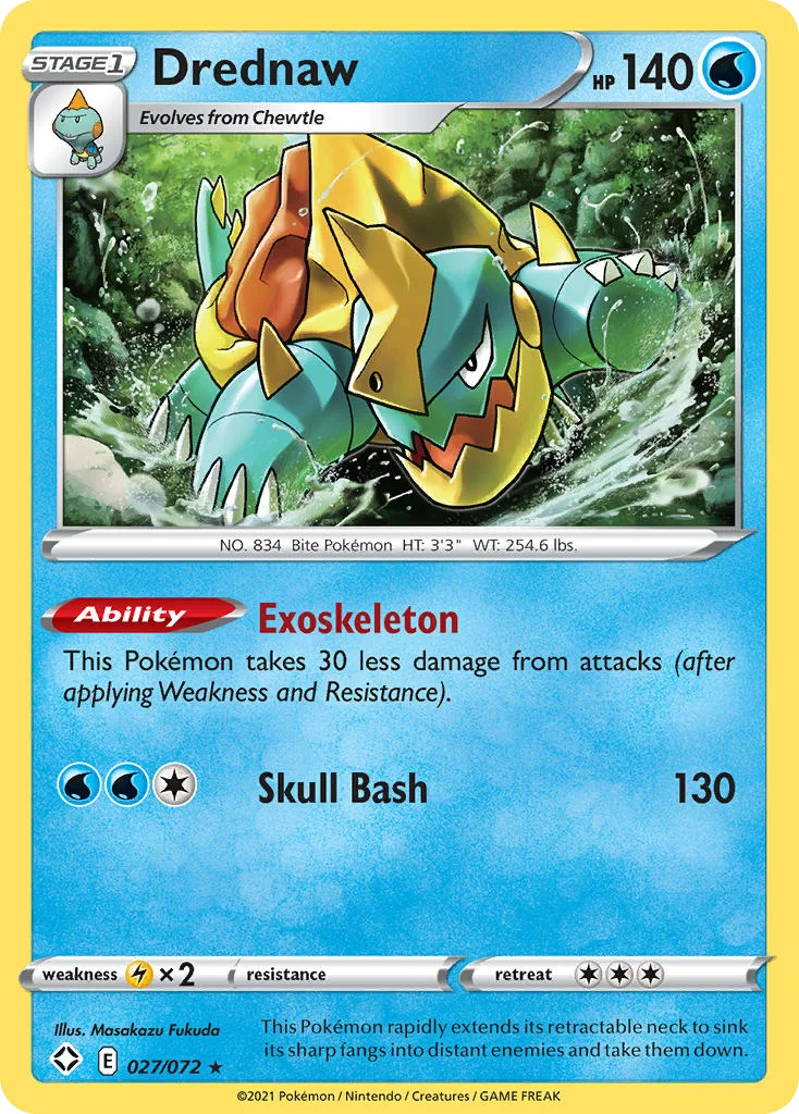 Drednaw 027/072 Rare