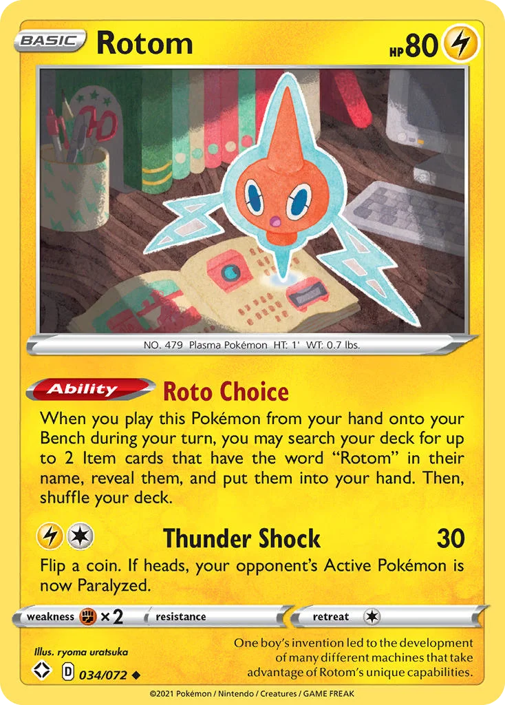 Rotom 034/072 Uncommon