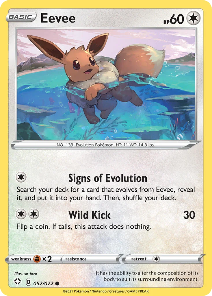 Eevee 052/072 Common